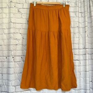 Universal Thread Orange Maxi Skirt